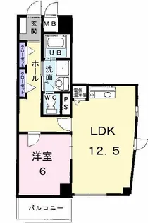 マルベル宇多津【3階】の間取り