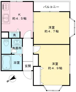 アジサイマンション【1階】の間取り