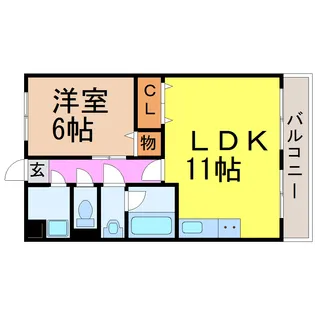 第3籠原ビル【5階】の間取り