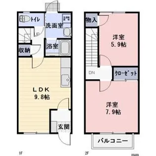 三重県四日市市西日野町【一戸建】の間取り