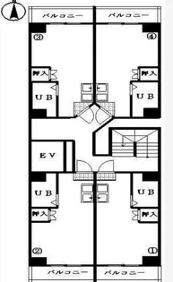 オレンジハウス【10階】の間取り