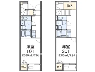 プランドール博多南【2階】の間取り