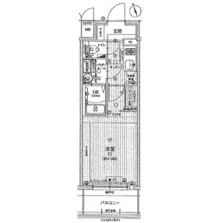 エスリード京橋グランテラス【7階】の間取り