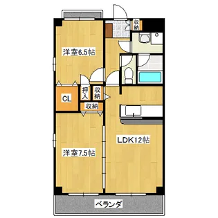 フォレストコート【3階】の間取り