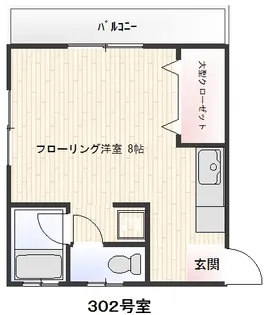 レジデンス阿久津【3階】の間取り