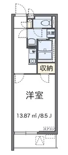 谷原レジデンス【2階】の間取り