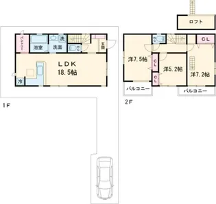 東京都練馬区大泉町3【一戸建】の間取り