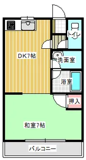 コンフレール一宮【2階】の間取り