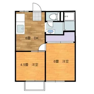 サンシャイン今保II【2階】の間取り