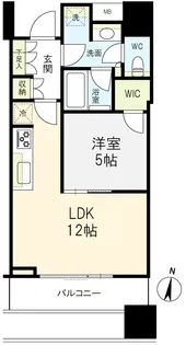 パークコート渋谷ザ・タワー【10階】の間取り
