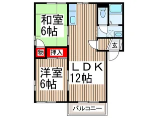 アメニティパレス【2階】の間取り
