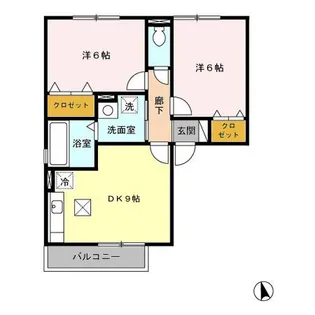 アメニティ B【1階】の間取り