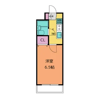 リバティハイツIII【4階】の間取り