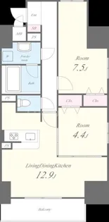 Evergarden【2階】の間取り