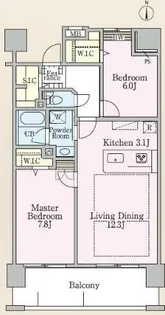 東京都足立区新田3【マンション】の間取り