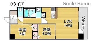 カウニス丸山通【7階】の間取り