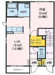 山形県山形市青田3【アパート】の間取り