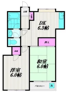 ライトパレスT【3階】の間取り
