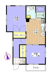 東京都世田谷区瀬田3【アパート】の間取り