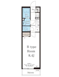 千葉県船橋市前原西5【マンション】の間取り