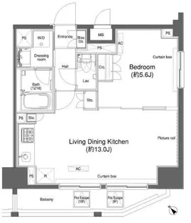 カスタリア大森II【10階】の間取り