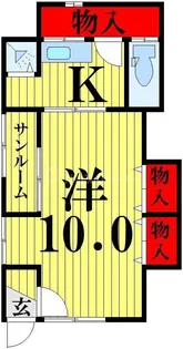 飯島荘【1階】の間取り