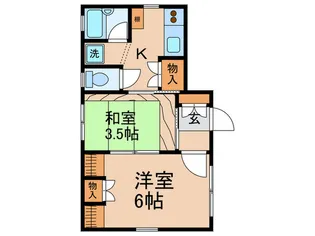 ヴィラ琴寄【1階】の間取り