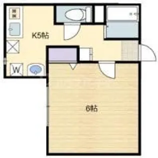 カシータ松戸【2階】の間取り