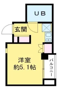 エメラルドコーポ【1階】の間取り