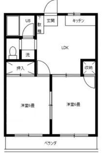エレガント府中【3階】の間取り