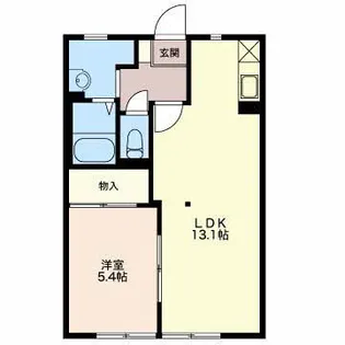 サニーコート【1階】の間取り