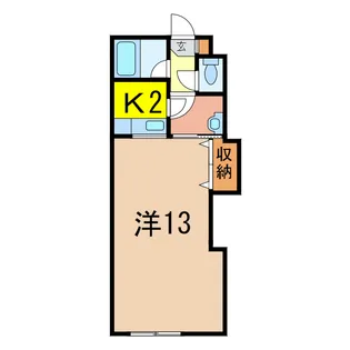 アピアビル日赤前【3階】の間取り