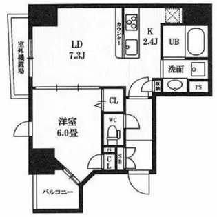 PEAKS神田【13階】の間取り