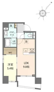 フェリーチェ元町【4階】の間取り
