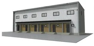 ビオラ新富山B棟の外観