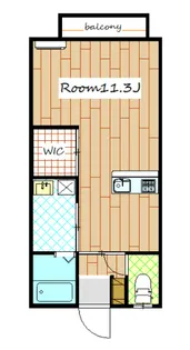 シャーメゾン深町【2階】の間取り