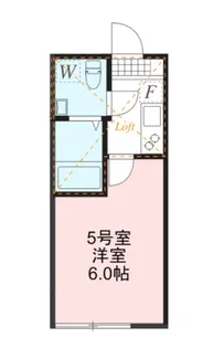 アザーレ・キュリオス久地B【2階】の間取り