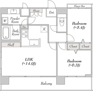 東京都千代田区神田佐久間町3【マンション】の間取り