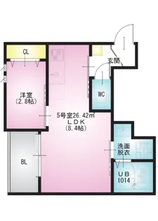 REGALEST CIEL 大和田【3階】の間取り