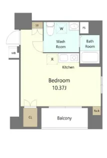 アヴァンツァーレ田端【2階】の間取り