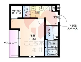 フジパレス湊サウス【2階】の間取り