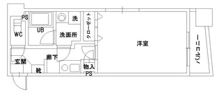 グラティア白楽【5階】の間取り