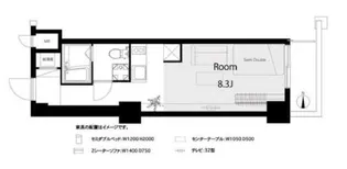 ウィン四ツ谷【6階】の間取り