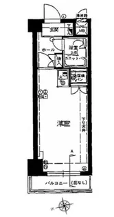 ライオンズマンション麻布コート【5階】の間取り