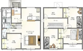 広島県広島市南区旭2【一戸建】の間取り