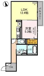 大阪府堺市北区北花田町2【アパート】の間取り