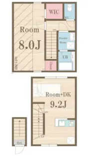 Casa Bella Daita【2階】の間取り