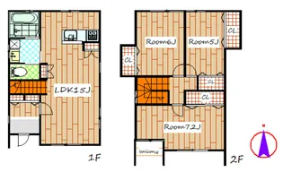群馬県前橋市広瀬町1【一戸建】の間取り