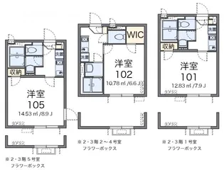 クレイノタイキョウ【1階】の間取り