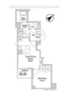 東京都中央区日本橋堀留町1【マンション】の間取り